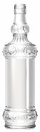 Botella de vidrio blanco para licor LAUREL 75 CL (750 ml)