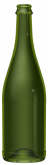 Botella de vidrio para espumosos CUVE CLOSE NATURA 75 CL