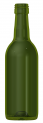Botella para vino de vidrio blanco y oscuro BD 25 CL (250 ml)